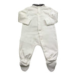 LE BEBE' tutina tinta unita con stampa Bianco per Neonato LBB3800 BIANCO LE BEBE'