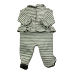 NANAN tutina manica lunga fantasia a righe Verde acqua per Neonata I2349801V VERDE ACQUA NANAN
