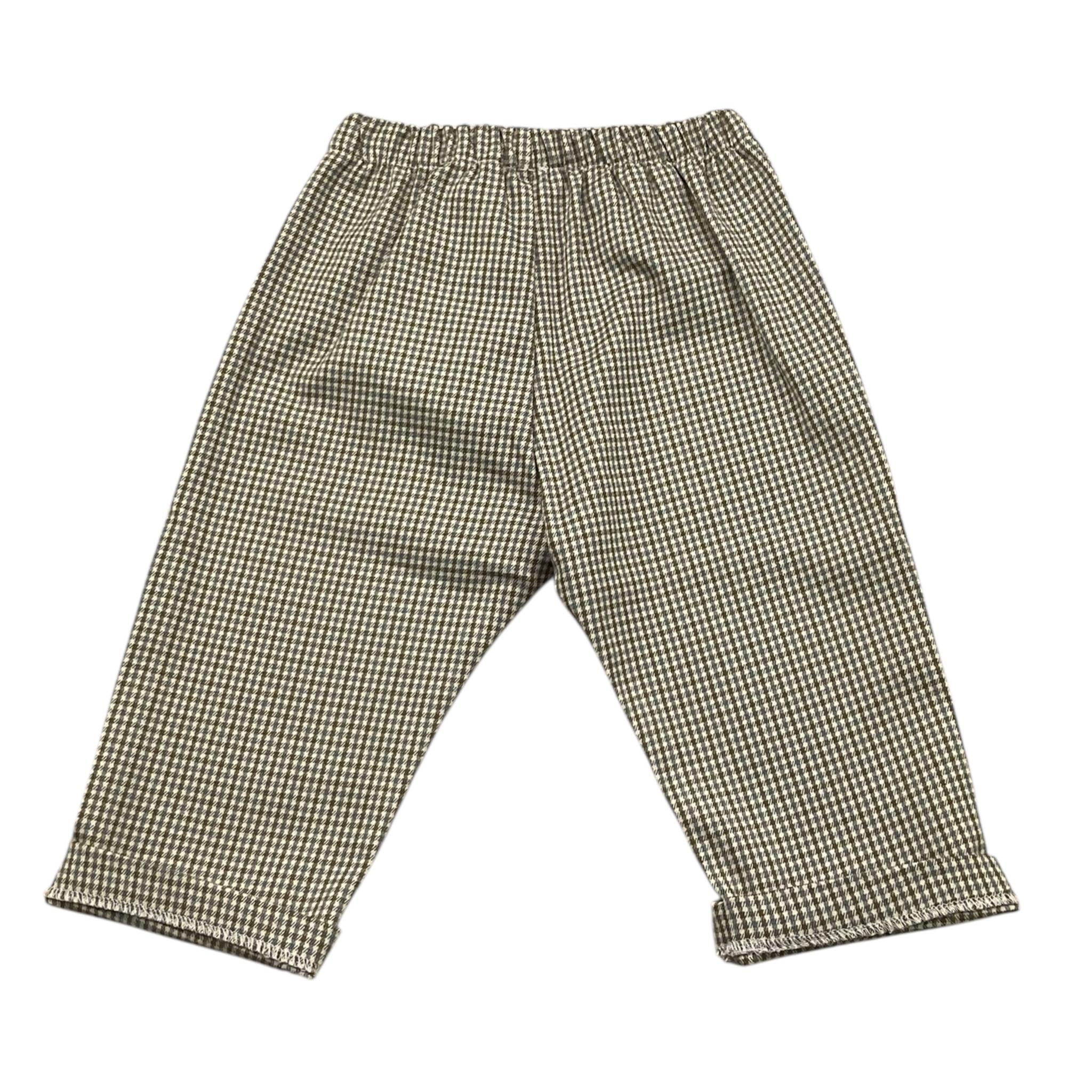 CICCINO pantalone tinta unita con microfantasia Bianco per Neonato LBB4669 BIANCO CICCINO