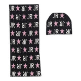 JOHN RICHMOND set sciarpa-cappello tinta unita logato Nero per Bambina RGA24022HSX NERO JOHN RICHMOND