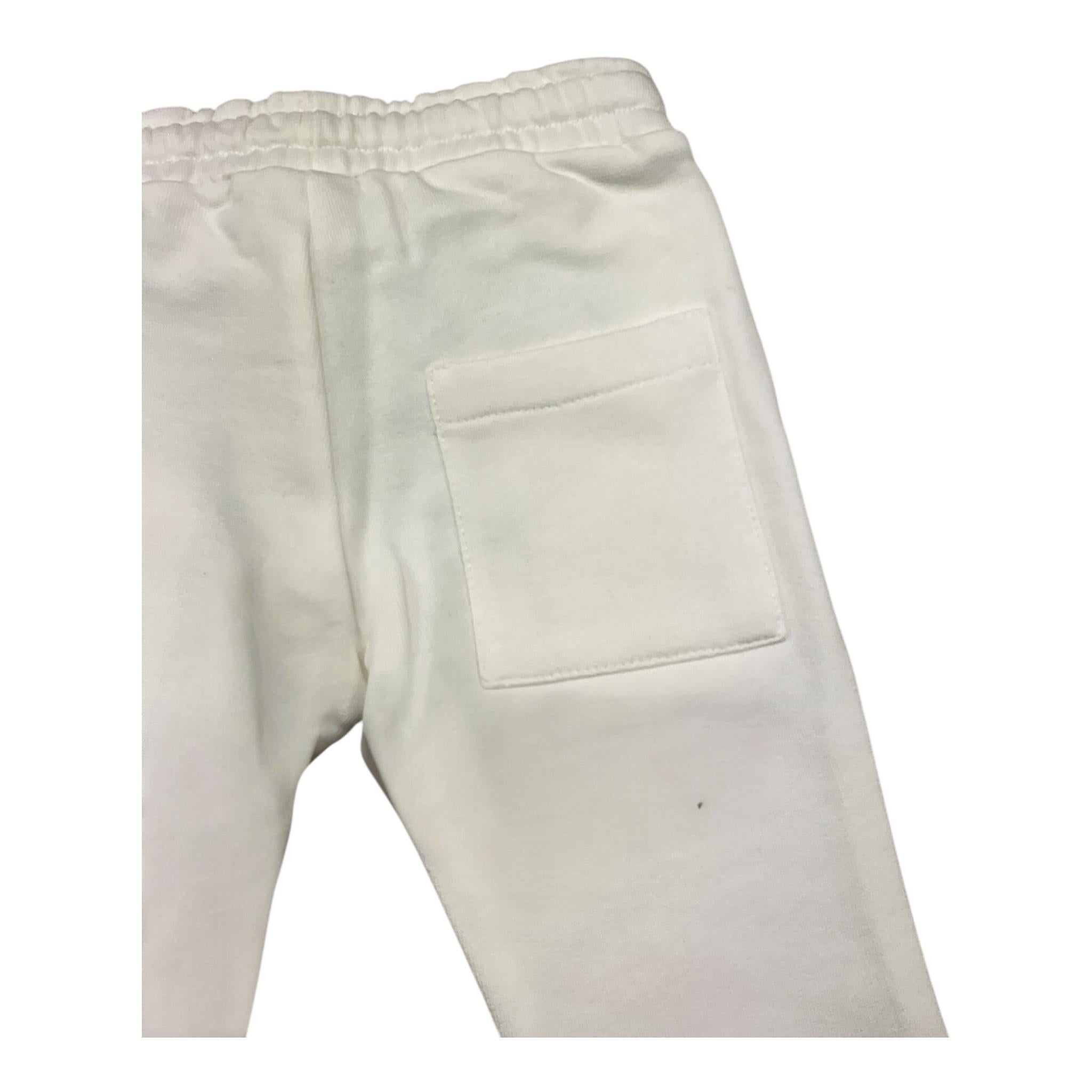 M+E' pantalone tuta tinta unita Bianco per Neonato UEM0407 BIANCO M+E'