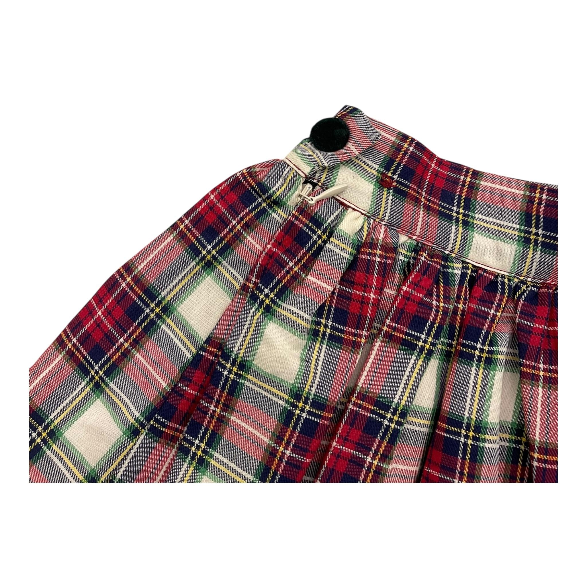 LA STUPENDERIA gonna stampa fantasia con elastico in vita Rosso per Neonata TJCN44 ROSSO LA STUPENDERIA