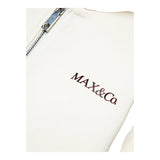 MAX&Co. felpa tinta unita con cappuccio Panna per Bambina MX0054 PANNA MAX&Co.