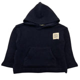 DOU DOU felpa in maglia tinta unita con cappuccio Blu per Bambino DV4Q00 BLU DOU DOU