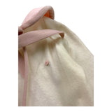 LA STUPENDERIA coprispalle tinta unita con colletto in contrasto Bianco per Neonata TBGH54 BIANCO LA STUPENDERIA