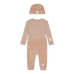 GUESS completo 2 pezzi body-pantalone-cappello Rosa per Neonata H4BW06KA6W4 ROSA GUESS