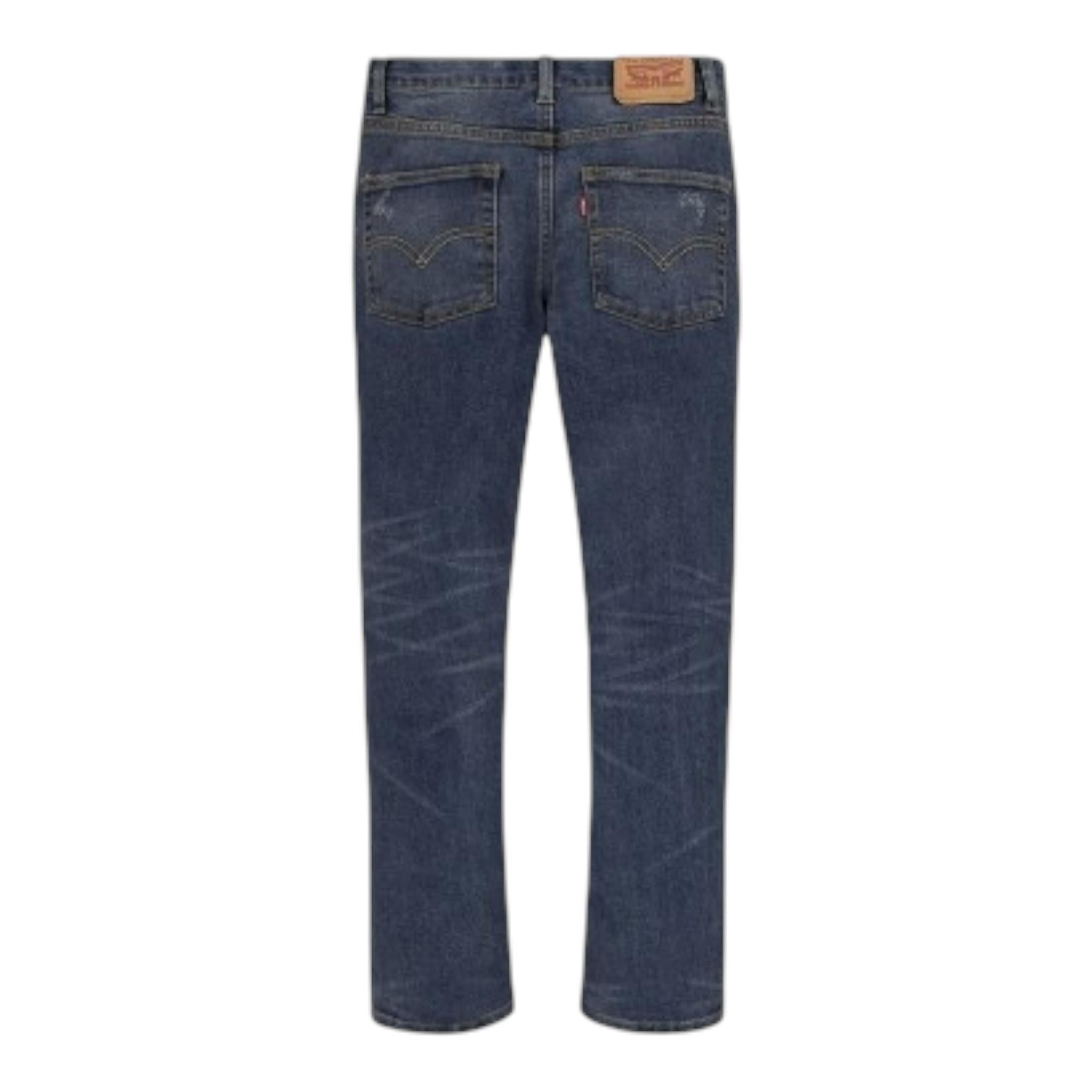 LEVI'S jeans tinta unita con girovita regolabile Blu per Bambino 8EJ112 BLU LEVI'S