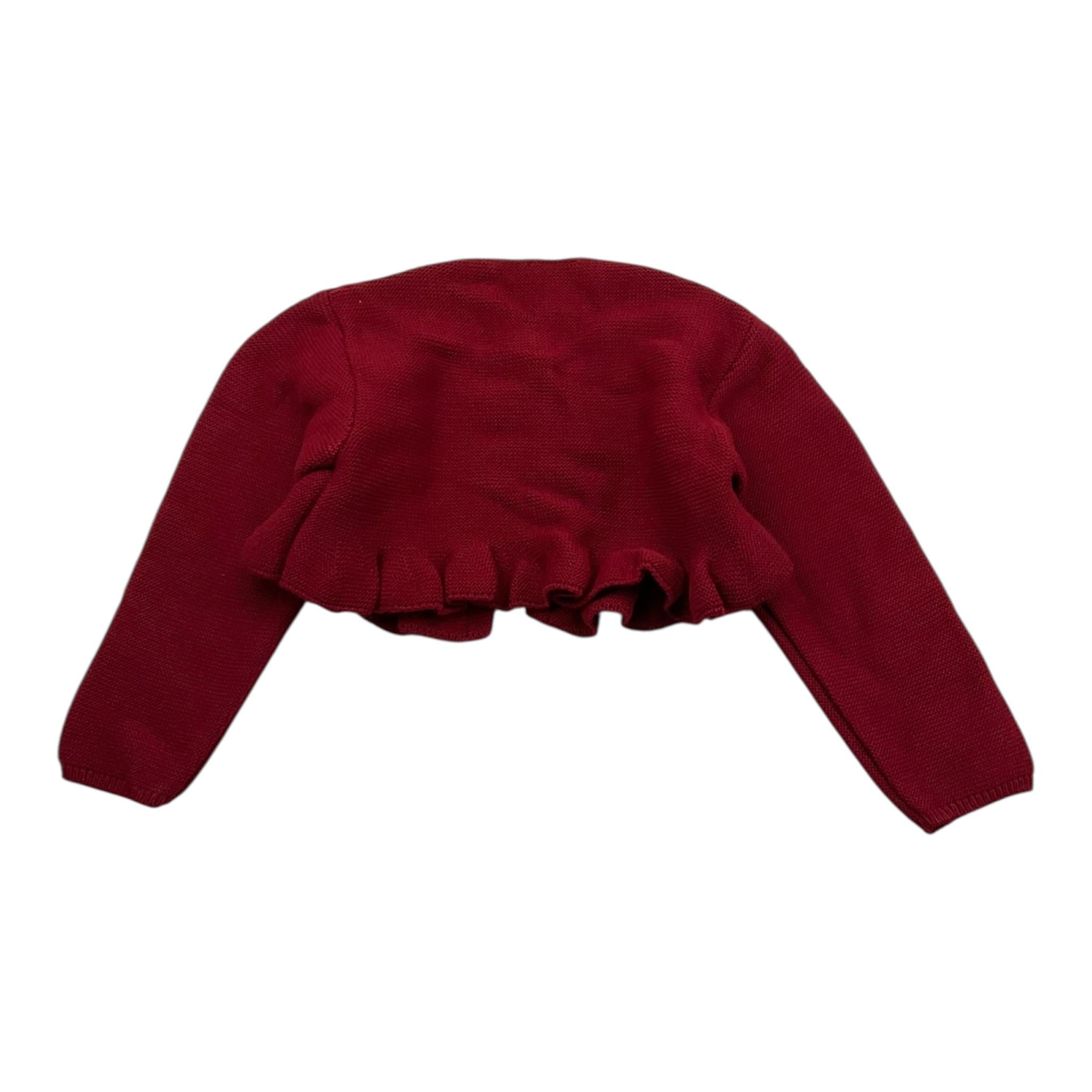VALENTINA BEBES coprispalle tinta unita con bottoni Bordeaux per Neonata HOW60N BORDEAUX VALENTINA BEBES