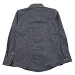 TRUSSARDI camicia manica lunga tinta unita Blu per Bambino TBA25122CA BLU TRUSSARDI
