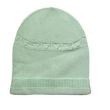 WEDOBLE cappello tinta unita con ricami Verde acqua per Neonata V2004307A VERDE ACQUA WEDOBLE
