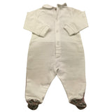 MARLU' tutina manica lunga bicolore Bianco/rosa per Neonata IB2714 BIANCO/ROSA MARLU'