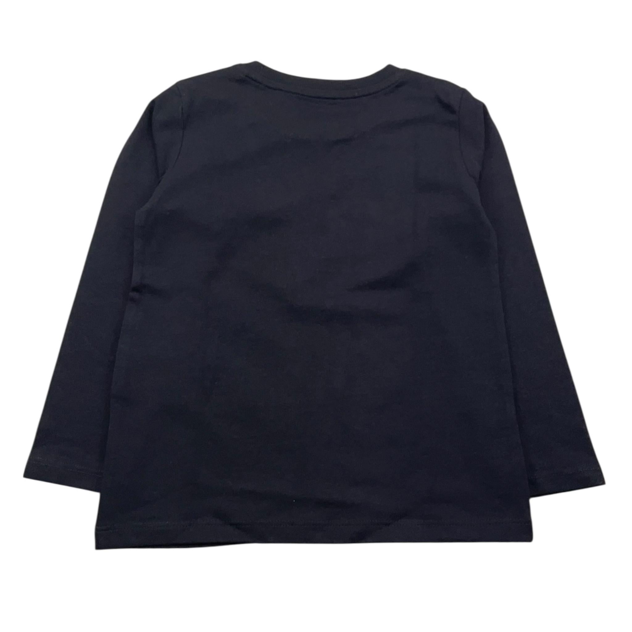 GUESS shirt girocollo tinta unita con stampa in contrasto Blu per Bambino N3BI03I3Z14 BLU GUESS