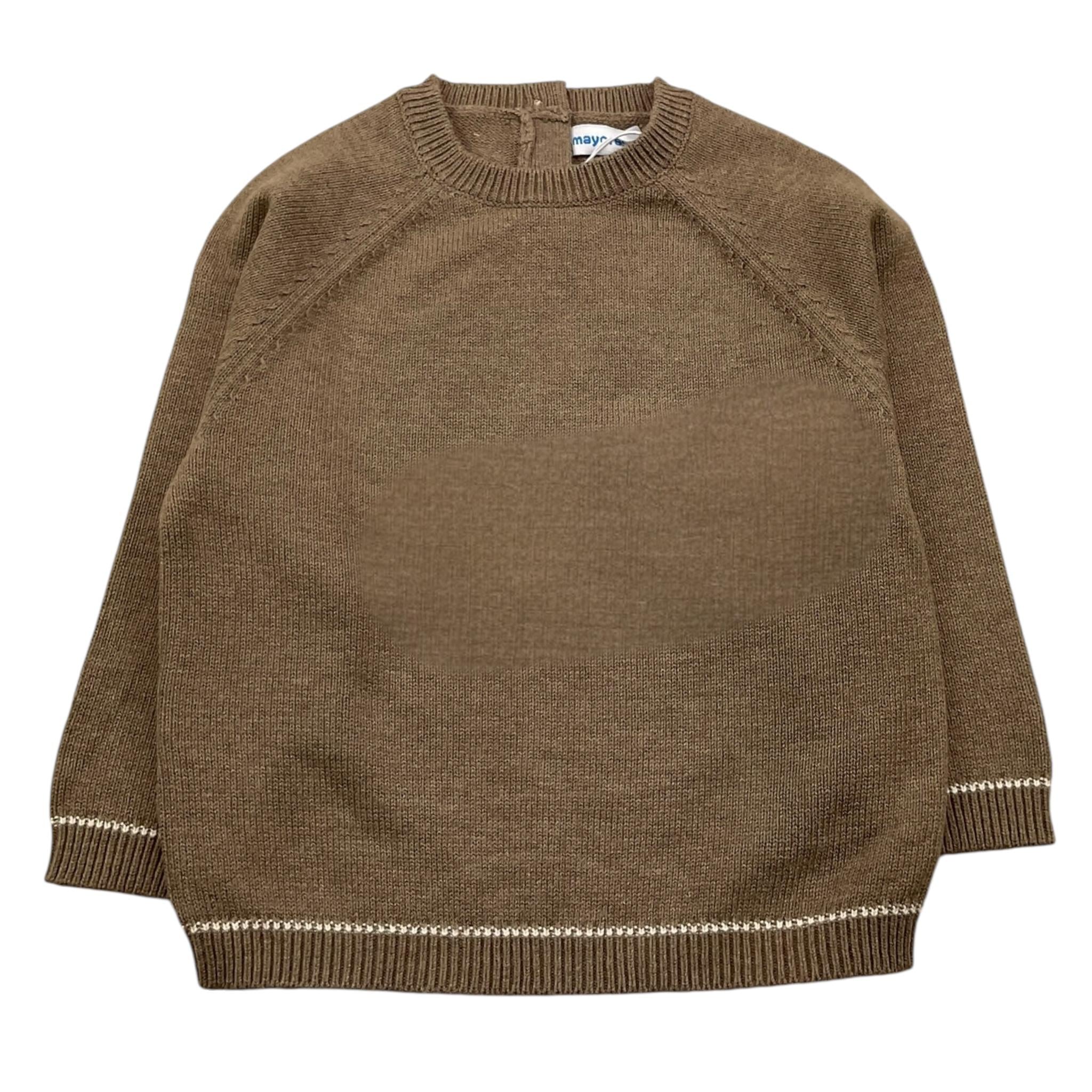 MAYORAL maglia girocollo tinta unita Fango per Bambino 351XX FANGO MAYORAL
