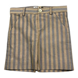 LITTLE BEAR bermuda tinta unita con fantasia a righe Beige per Neonato 7219 BEIGE LITTLE BEAR