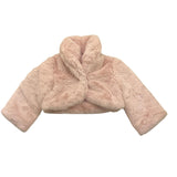 CARLO PIGNATELLI coprispalle in pelliccia tinta unita Rosa per Neonata GBC4303BF ROSA CARLO PIGNATELLI