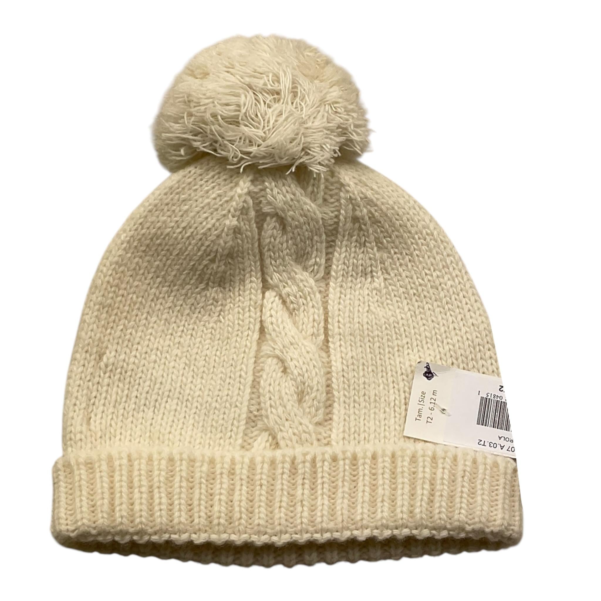 WEDOBLE cappello tinta unita cn pon pon Panna per Neonato I2404307 PANNA WEDOBLE