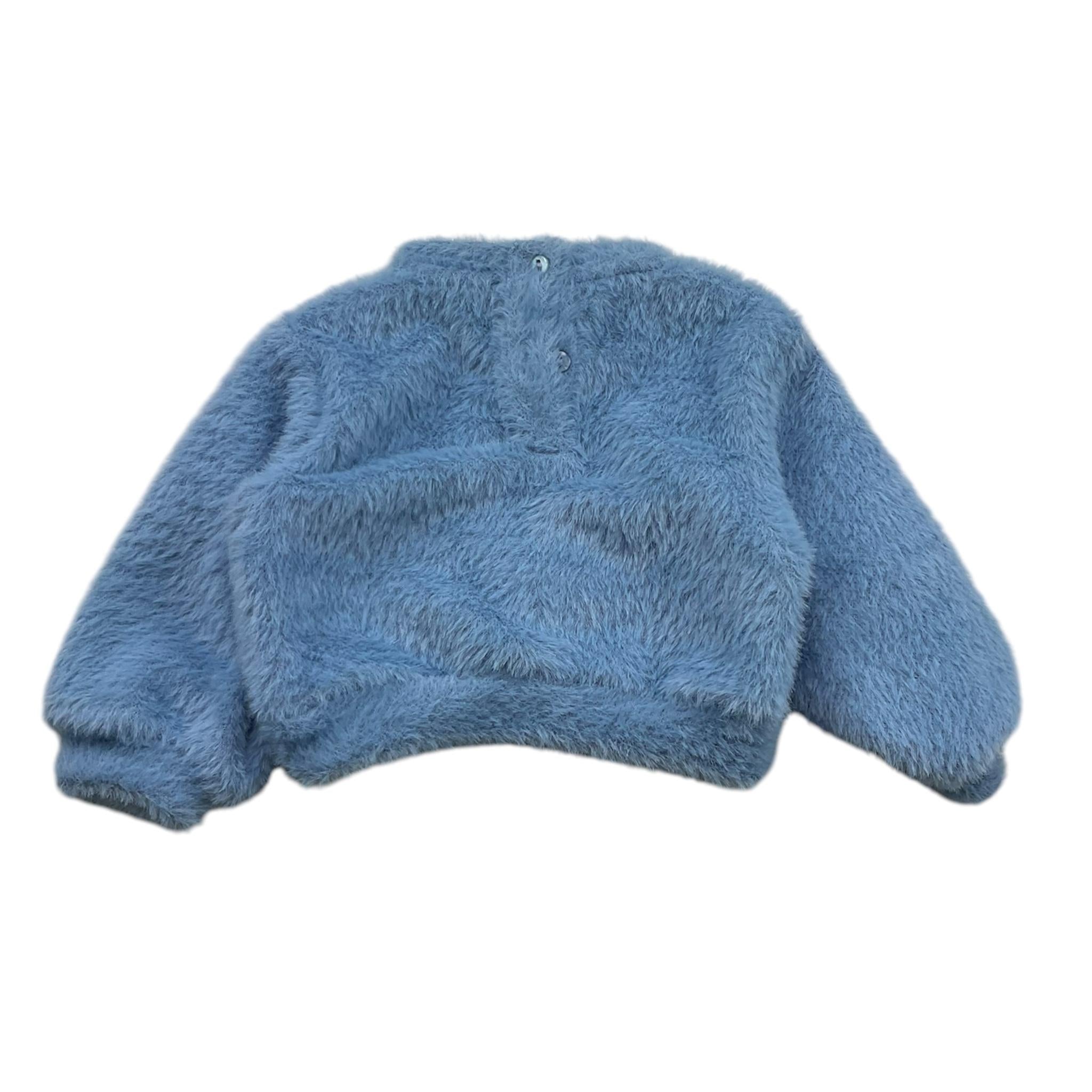 M+E' maglia tinta unita girocollo Azzurro per Neonata UE1134 AZZURRO M+E'