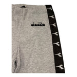 DIADORA pantalone tinta unita modello zampa con profili logati Grigio per Bambina F4IJGLG138 GRIGIO DIADORA