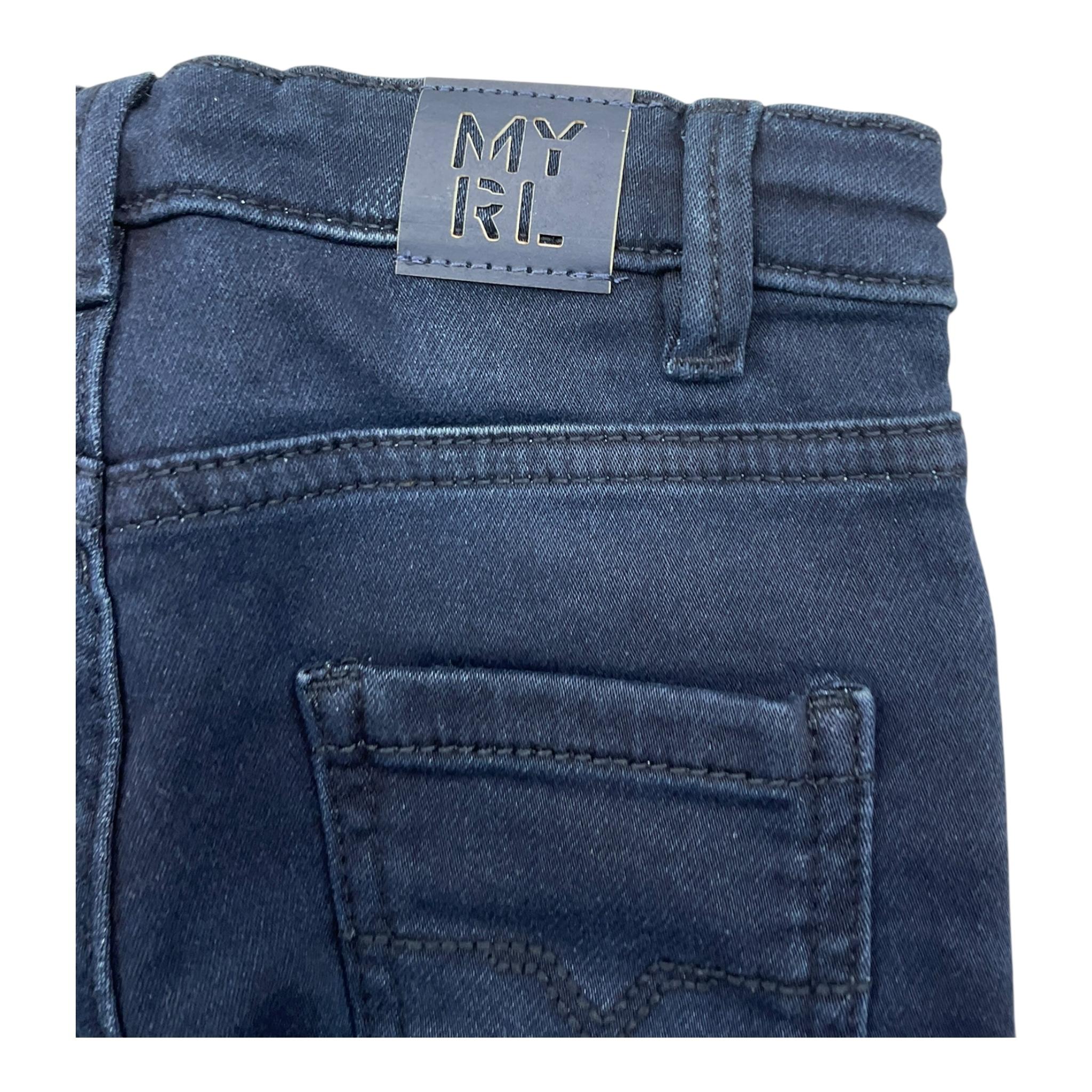MAYORAL jeans tinta unita con girovita regolabile Blu per Neonato 25333 BLU MAYORAL