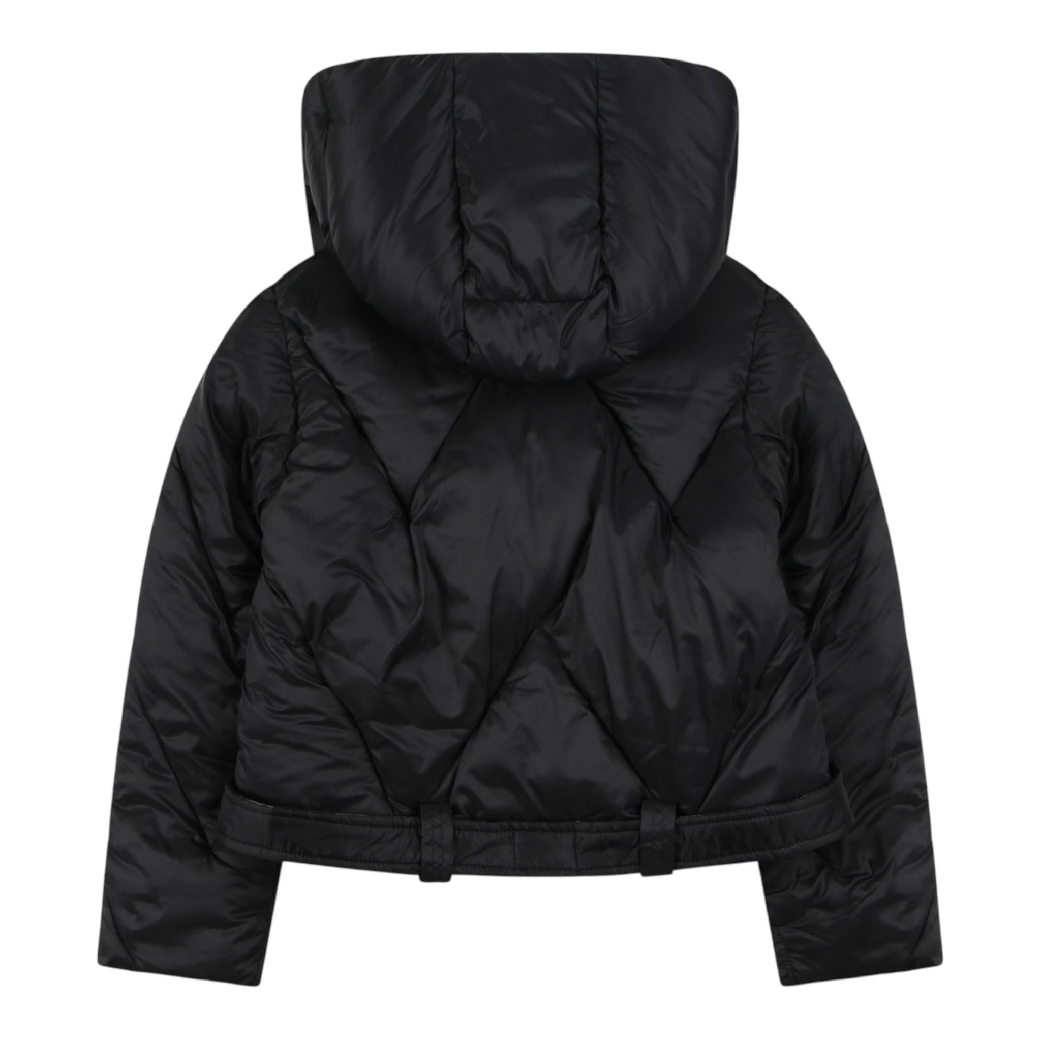 JOHN RICHMOND giubbino tinta unita con zip e cappuccio Nero per Bambina RGA24001PL NERO JOHN RICHMOND