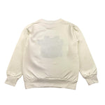NEVER TOO felpa chiusa girocollo tinta unita con stampa in contrasto Bianco per Bambino NT2076RX BIANCO NEVER TOO