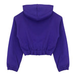HINNOMINATE felpa chiusa tinta unita con cappuccio  Viola per Bambina 2641FY00031 VIOLA HINNOMINATE