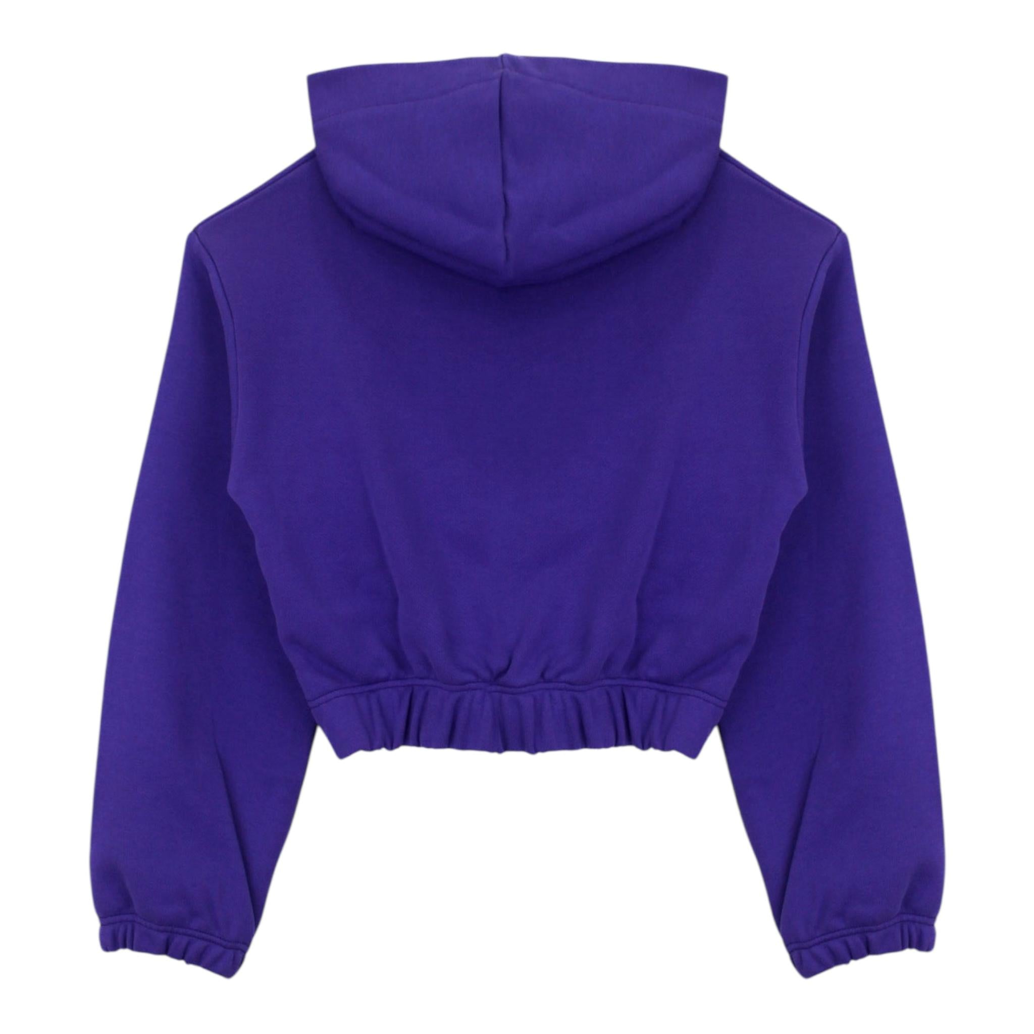 HINNOMINATE felpa chiusa tinta unita con cappuccio  Viola per Bambina 2641FY00031 VIOLA HINNOMINATE