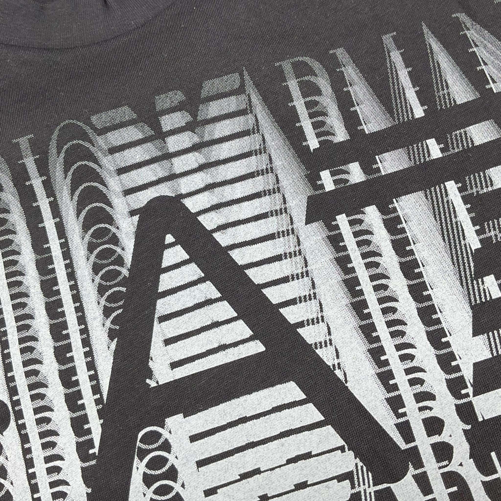 EMPORIO ARMANI t-shirt girocollo tinta unita con stampa Nero per Bambino 3DBT59 NERO EMPORIO ARMANI