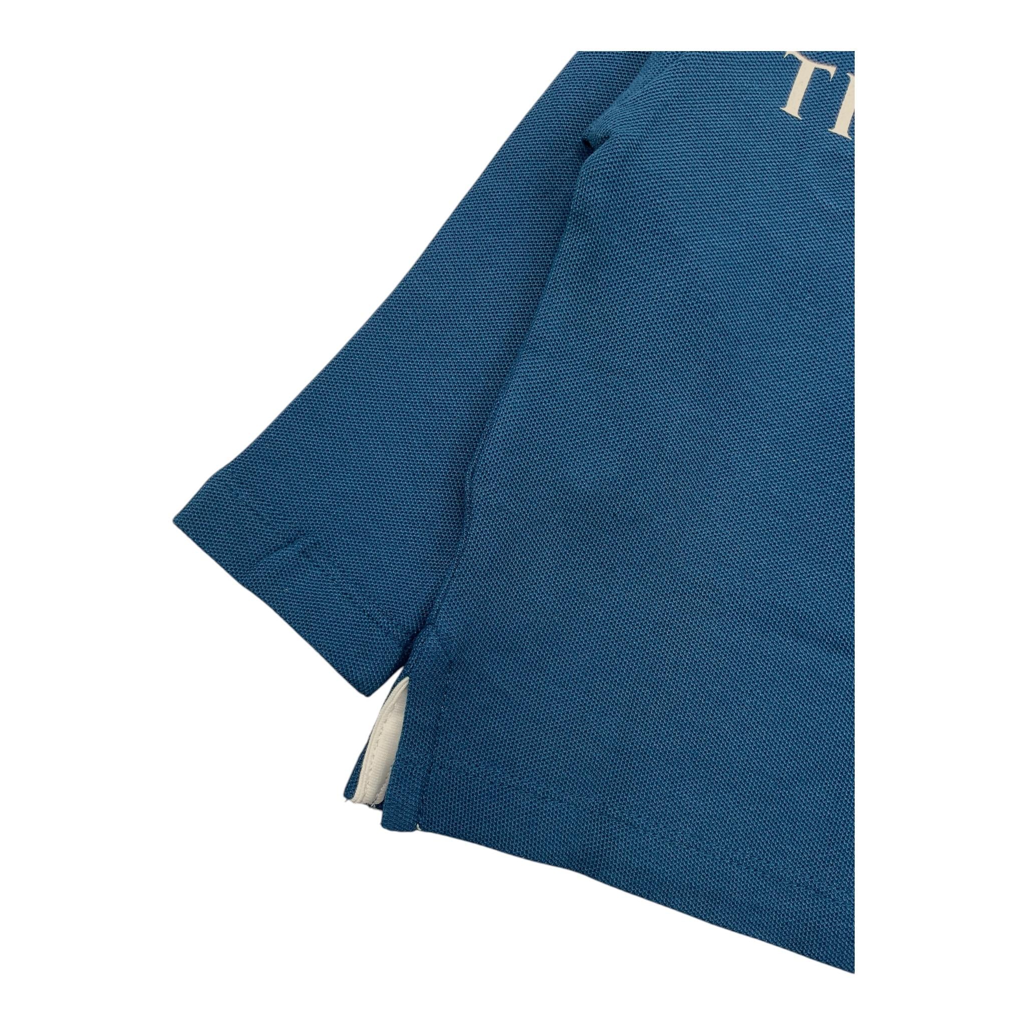 TRUSSARDI polo manica lunga tinta unita Blu per Neonato TIA24081PO BLU TRUSSARDI