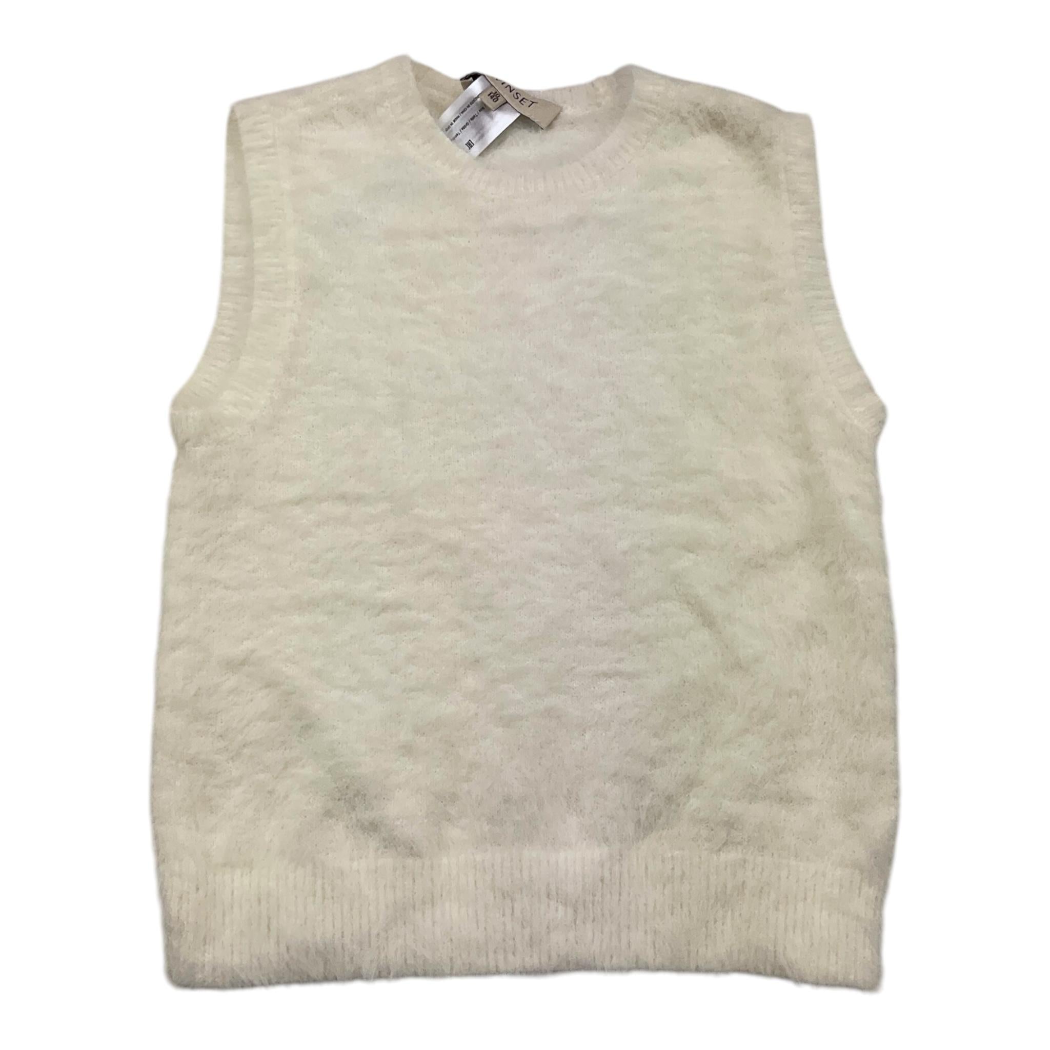 MOSCHINO set cardigan-canotte tinta unita Panna per Bambina 242GJ3211 PANNA MOSCHINO