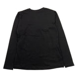 MARC ELLIS shirt girocollo tinta unita con brillantini Nero per Bambina JMJTS15510 NERO MARC ELLIS