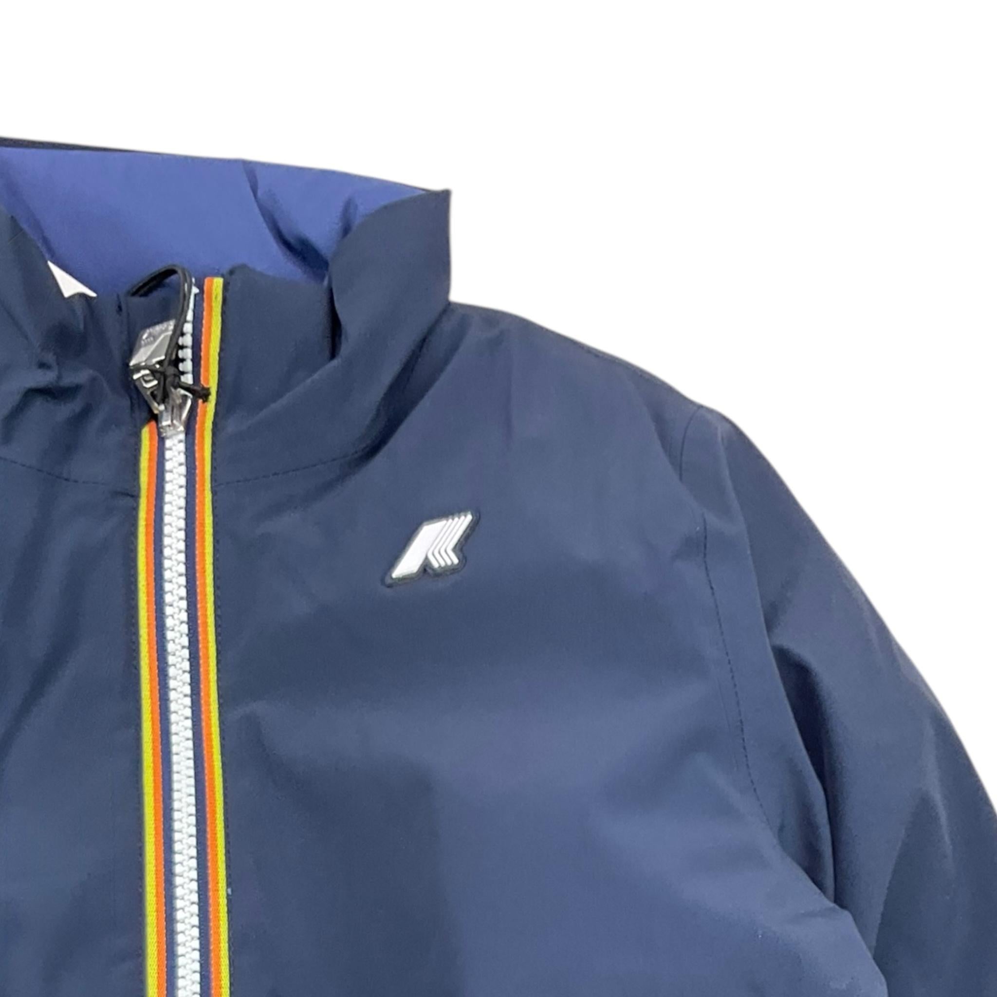 K-WAY giubbino tinta unita con zip Blu per Bambino K2124XW BLU K-WAY