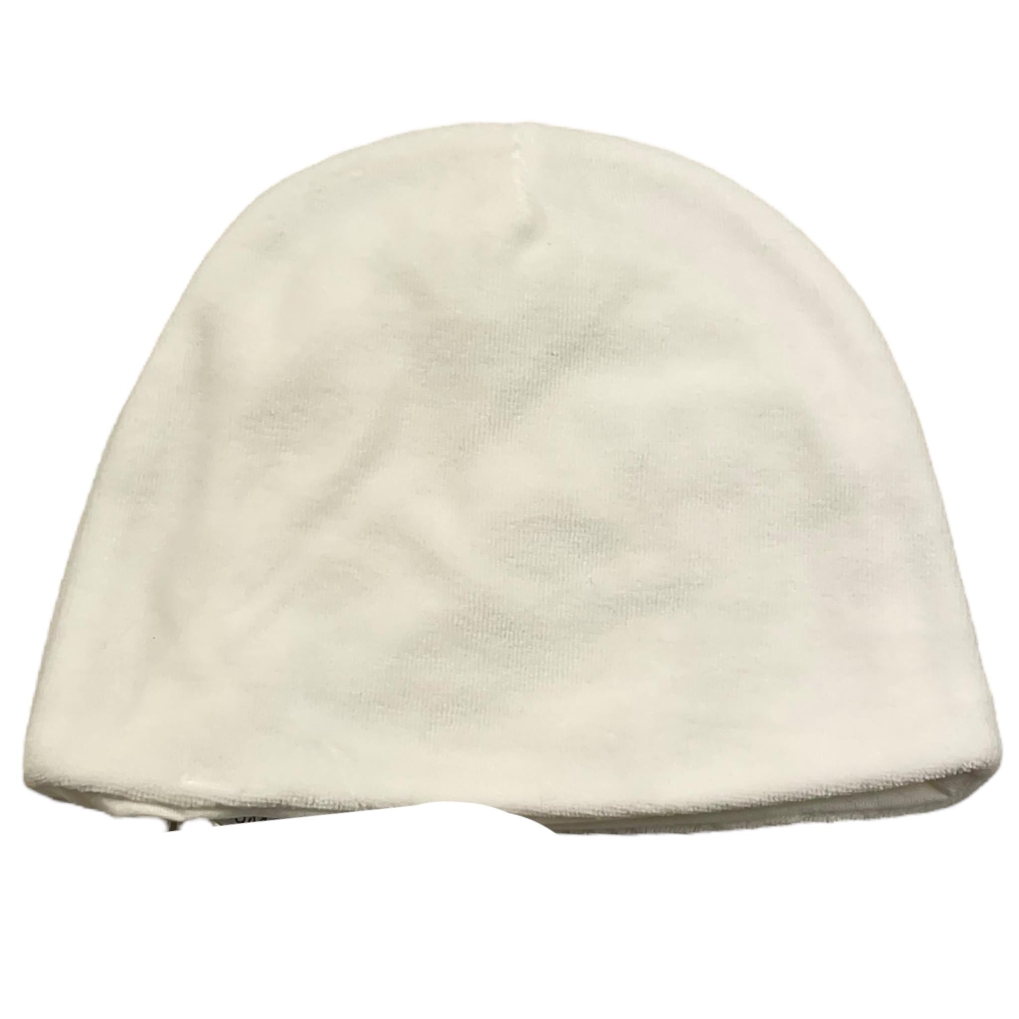 LE BEBE' cappell in ciniglia tinta unita con fiocco Bianco per Neonata LBG5938 BIANCO LE BEBE'