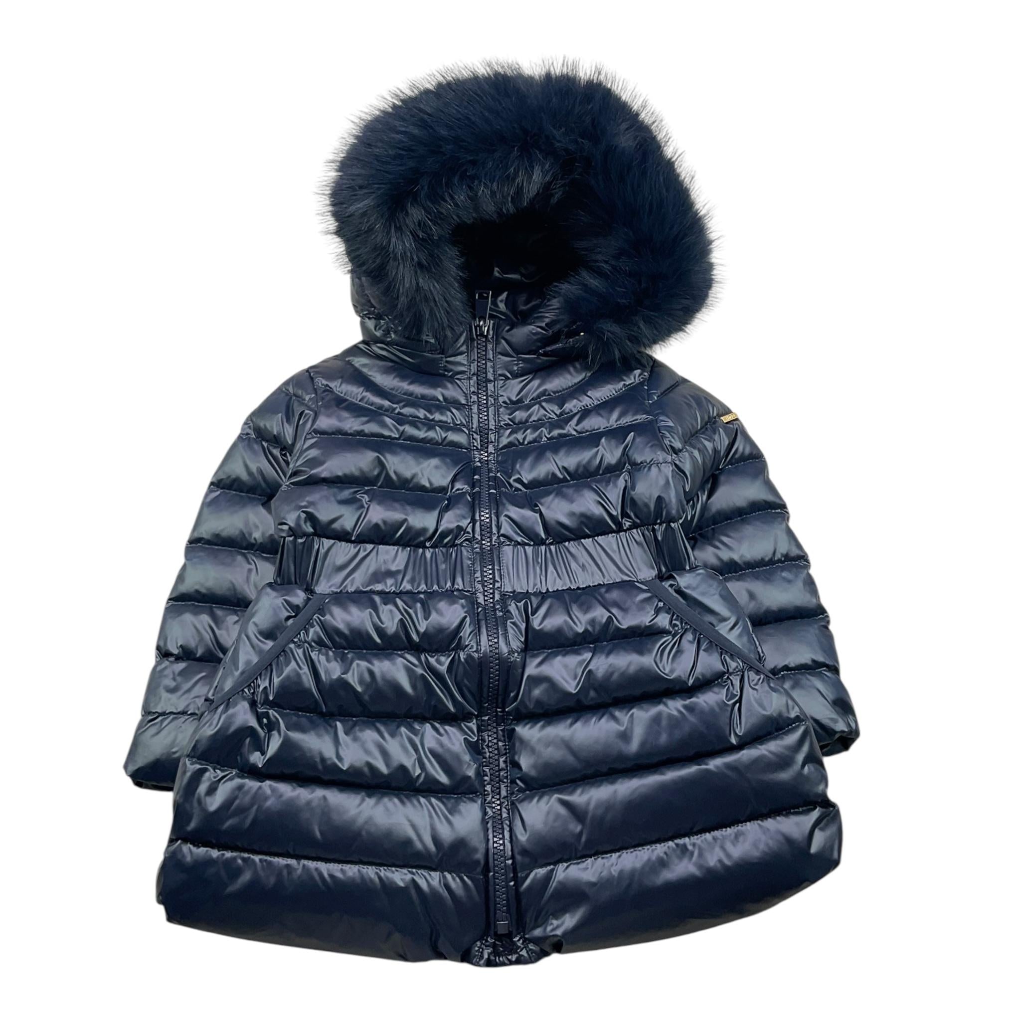 LIU JO giubbino tinta unita con cappuccio Blu per Neonata KF3063 BLU LIU JO