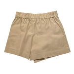 PLEASE short tinta unita modello gonna con elastico in vita Sabbia per Bambina RB37132G66 SABBIA PLEASE