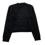 REFRIGIWEAR maglia girocollo tinta unita modello crop Nero per Bambina RWG161 NERO REFRIGIWEAR