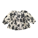 ZHOE & TOBIAH camicia tinta unita con stampa fiori Beige per Bambina VFL3 BEIGE ZHOE & TOBIAH
