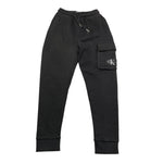 CALVIN KLEIN pantalone modello tuta tinta unita Nero per Bambino IB0IB01600 NERO CALVIN KLEIN