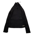 GAELLE maglia tinta unita mezzo collo con logo Nero per Bambina 2741W00400X NERO GAELLE
