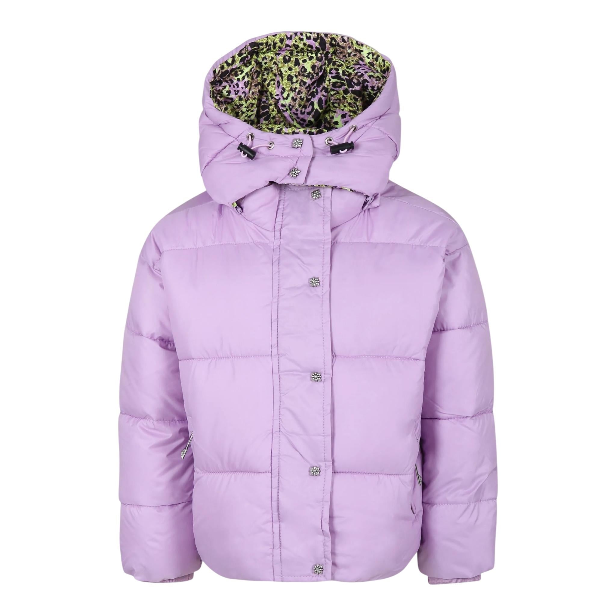 JOHN RICHMOND giubbino tinta unita con cappucio Lilla per Neonata RGA24084PIN LILLA JOHN RICHMOND