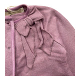 LA STUPENDERIA coprispalle tinta unita con bottoni Lilla per Neonata TCGC02 LILLA LA STUPENDERIA