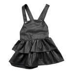 LIU JO salopettes tinta unita in ecopelle Nero per Neonata KF3025NX NERO LIU JO