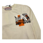 CESARE PACIOTTI shirt girocollo tinta unita con stampa Panna per Bambino TSP5368BJ PANNA CESARE PACIOTTI