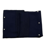 LITTLE BEAR coperta tinta unita con ricami in contrasto Blu per Neonato 9114 BLU LITTLE BEAR