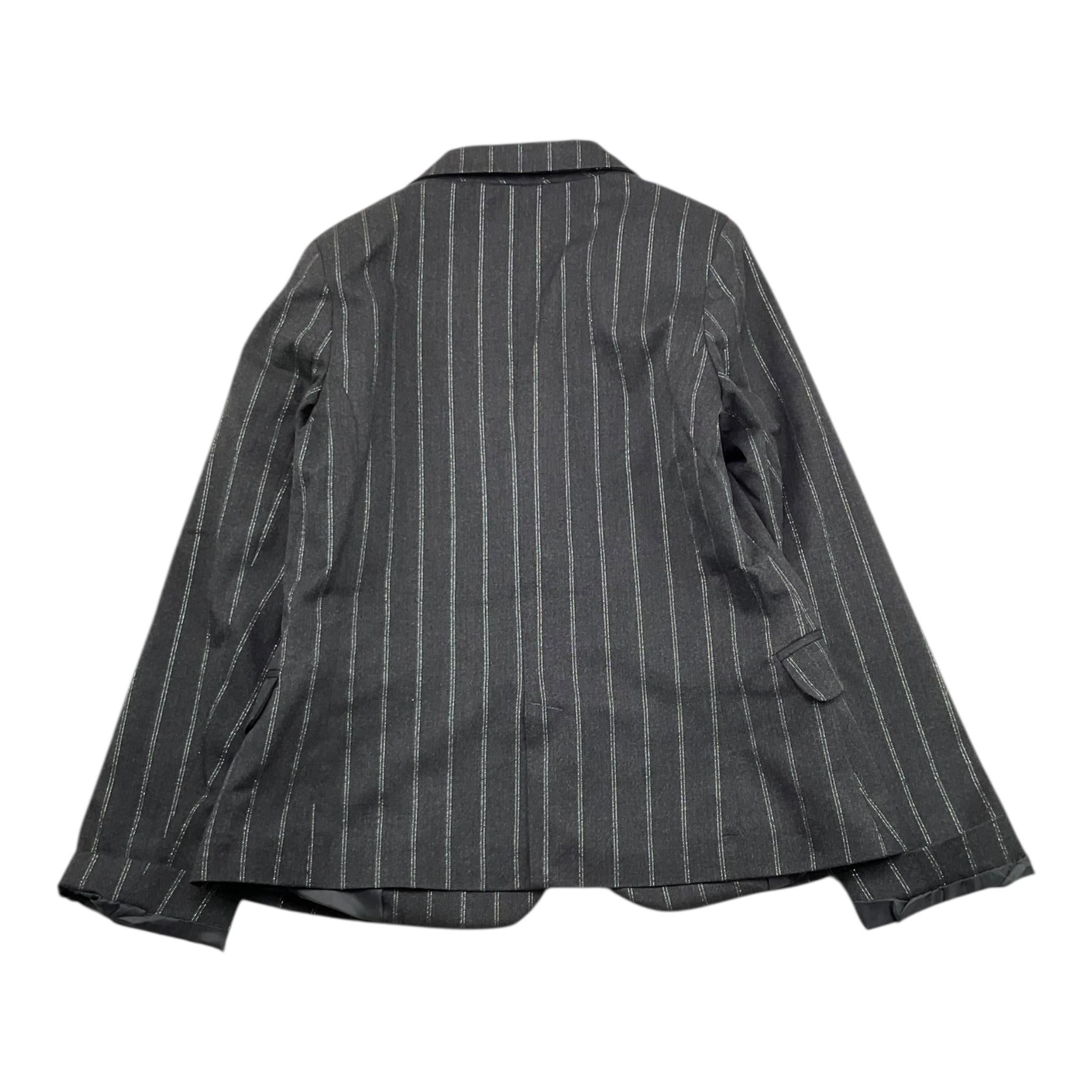 VICOLO giacca tinta unita con fantasia a righe Grigo per Bambina 3141J00130 GRIGIO VICOLO