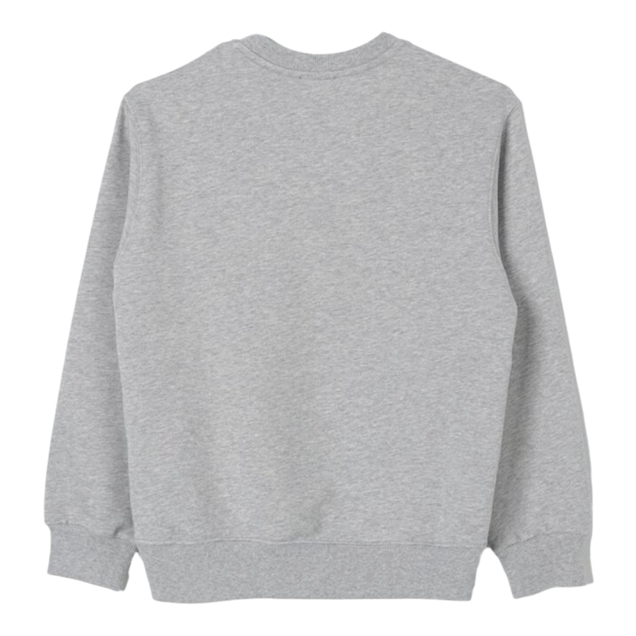 DIESEL felpa chiusa girocollo tinta unita con stampa Grigio per Bambino J020300 GRIGIO DIESEL