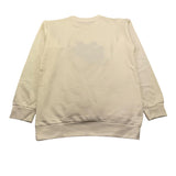 NEVER TOO felpa chiusa girocollo tinta unita con stampa in contrasto Panna per Bambino NT2076RXX PANNA NEVER TOO
