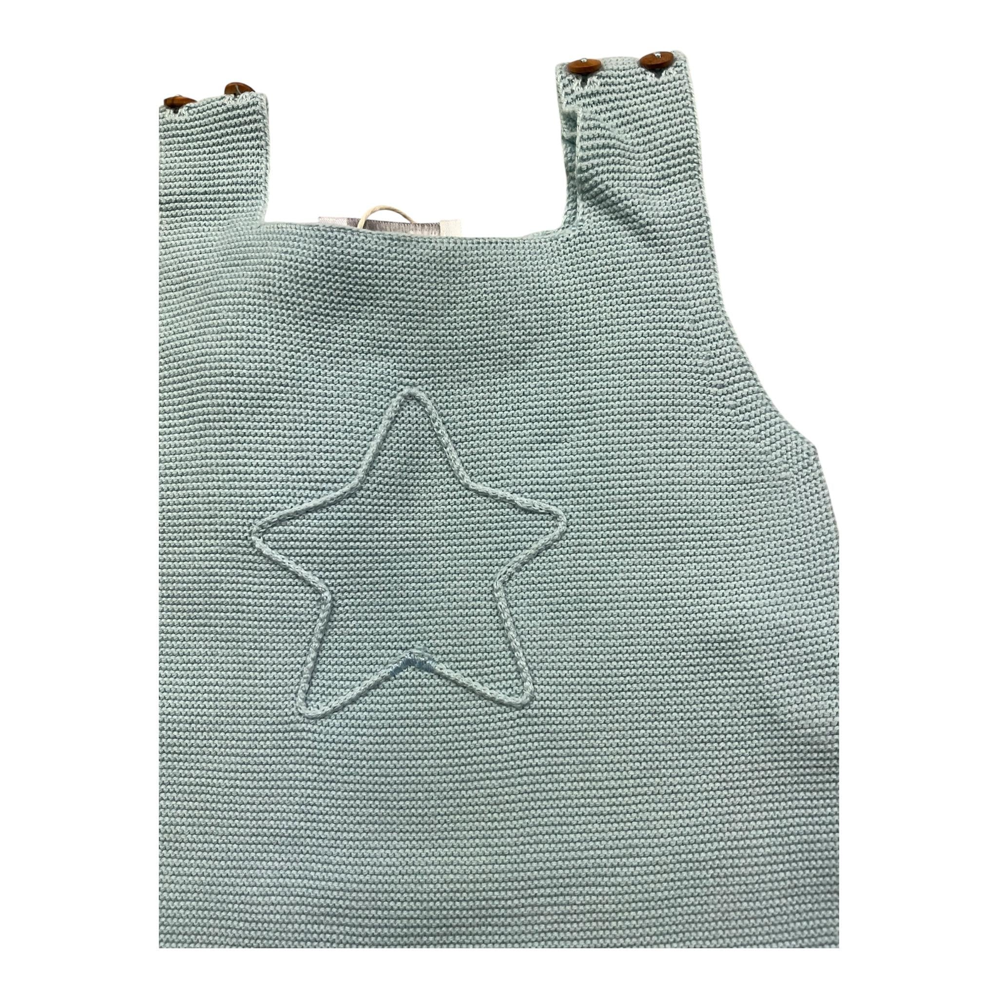 WEDOBLE salopettes tinta unita con stampa stella Azzurro per Neonato V2208310A AZZURRO WEDOBLE