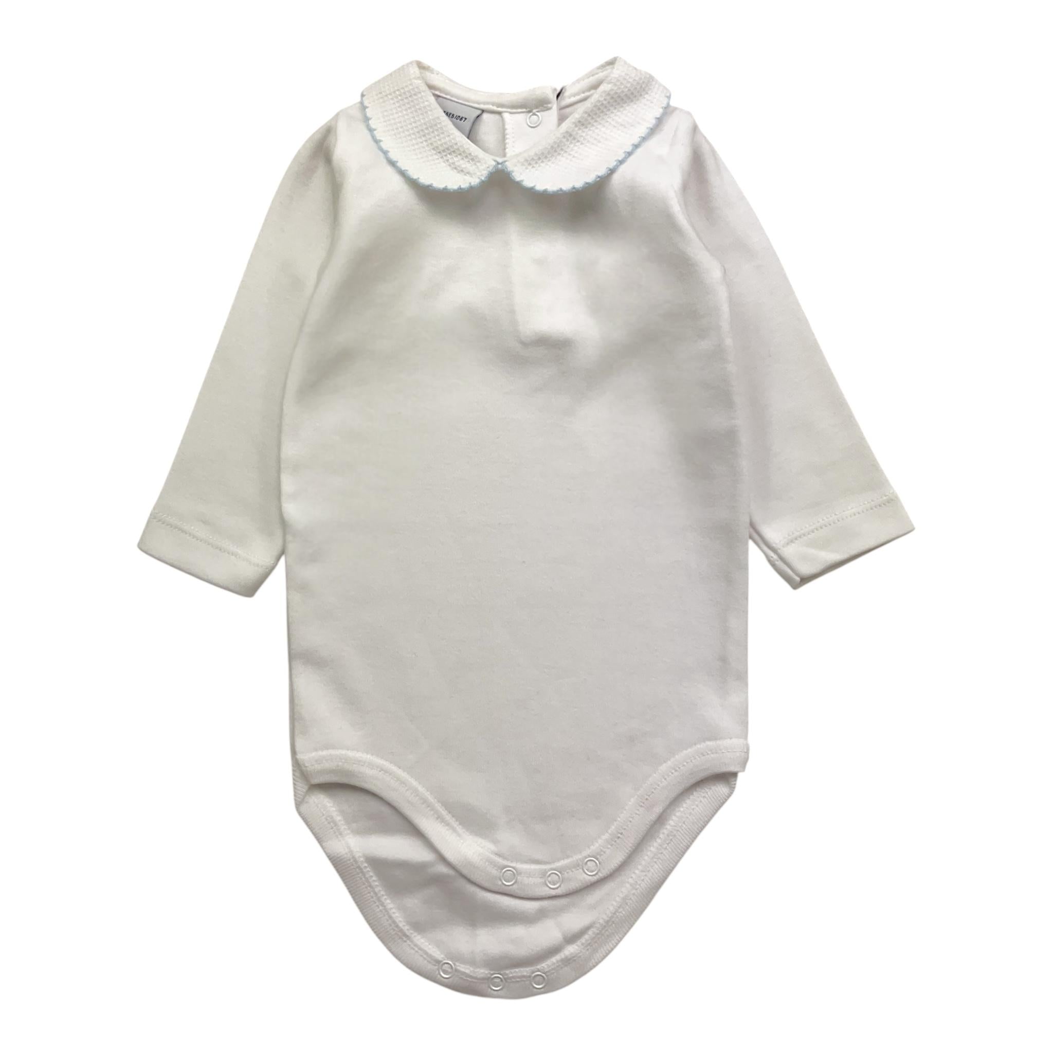 BABIDU body tinta unita con colletto Bianco per Neonato KDJF BIANCO BABIDU