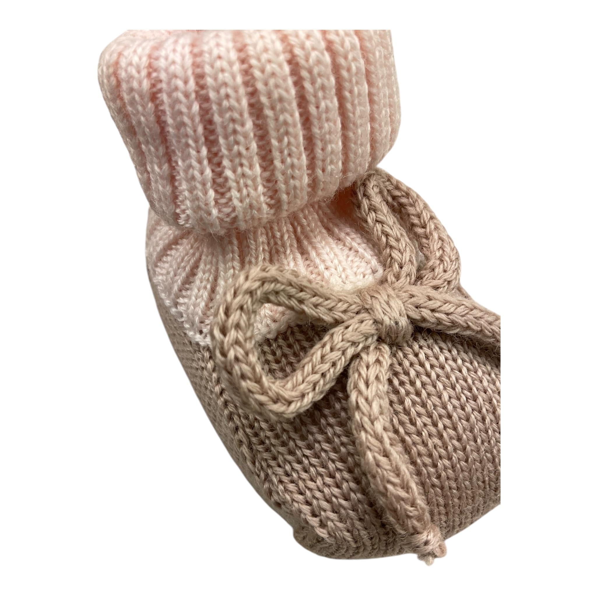 COLORI CHIARI babbucce bicolore con ricami Beige per Neonata FF757198 BEIGE COLORI CHIARI
